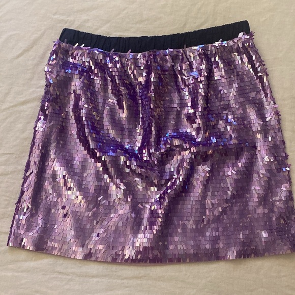 Crewcuts NWT J.CREW Girls sequin skirt purple size 12 - Picture 5 of 9